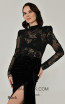 Alfa Beta B6221 Black Detail Dress