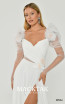 Alfa Beta B6226 White Detail Dress