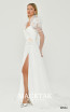 Alfa Beta B6226 White Side Dress