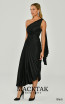 Alfa Beta B6233 Black Side Dress