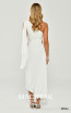 Alfa Beta B6233 White Back Dress