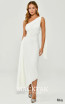 Alfa Beta B6233 White Front Dress