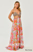 Alfa Beta B6238 Blue Orange Side Dress