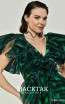 Alfa Beta B6240 Green Zebra Mini Dress