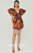 Alfa Beta B6240 Purple Orange Front Dress