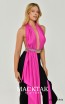 Alfa Beta B6242 Light Fuchsia Detail Dress