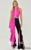 Alfa Beta B6242 Light Fuchsia Front Dress
