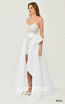 Alfa Beta B6253 White Side Dress