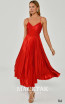 Alfa Beta B6254 Red Front Dress