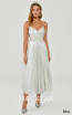 Alfa Beta B6254 White Front Dress
