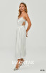 Alfa Beta B6254 White Side Dress