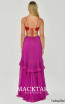 Alfa Beta B6259 Fuchsia Red Back Dress