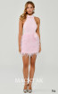 Alfa Beta B6261 Pink Front Dress