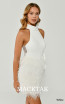 Alfa Beta B6261 White Detail Dress