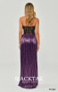 Alfa Beta 6263 Purple Back Dress