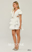 Alfa Beta 6264 White Side Dress