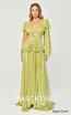 Alfa Beta B6272 Apple Green Front Dress
