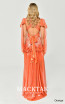 Alfa Beta B6272 Orange Back Dress