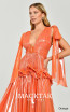 Alfa Beta B6272 Orange Dress