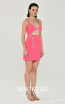Alfa Beta B6276 Neon Pink Side Dress