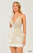 Alfa Beta B6279 Beige Detail Dress