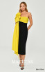 Alfa Beta B6281 Black Olive Front Dress