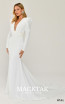 Alfa Beta B6283 White Side Dress