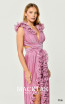 Alfa Beta B6285 Pink Detail Dress