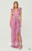 Alfa Beta B6285 Pink Front Dress