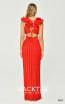 Alfa Beta B6285 Red Back Dress