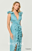 Alfa Beta B6285 Turquoise Detail Dress