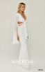 Alfa Beta B6288 White Side Dress
