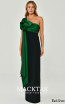 Alfa Beta 6290 Black Green Front Dress