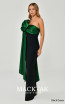 Alfa Beta 6290 Black Green Side Dress