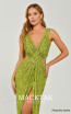 Alfa Beta B6292 Pistachio Green Detail Dress