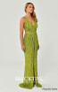 Alfa Beta B6292 Pistachio Green Dress