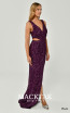 Alfa Beta B6292 Plum Dress