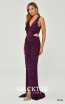 Alfa Beta B6292 Plum Side Dress