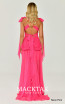 Alfa Beta B6293 Neon Pink Back Dress