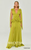 Alfa Beta B6293 Oxide Green Front Dress