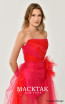 Alfa Beta B6296 Fuchsia Orange Detail Dress