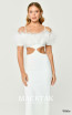 Alfa Beta B6298 White Detail Dress