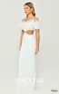 Alfa Beta B6298 White Side Dress