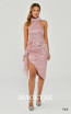 Alfa Beta 6300 Pink Front Dress