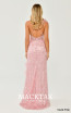 Alfa Beta B6301 Dark Pink Back Dress