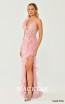 Alfa Beta B6301 Dark Pink Side Dress
