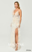 Alfa Beta B6301 Off White Side Dress