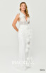 Alfa Beta B6301 White Dress