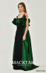 Alfa Beta B6302 Black Green Side Dress