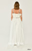 Alfa Beta B6306 White Back Dress